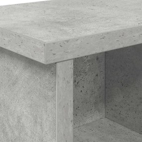Cabideiro de Parede Cinzento cimento 50 x 16 x 26 cm