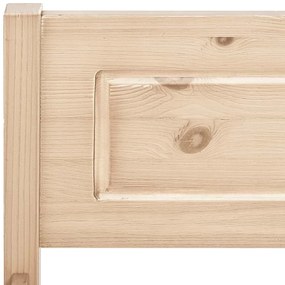 Estrutura de cama em pinho maciço 140x200 cm