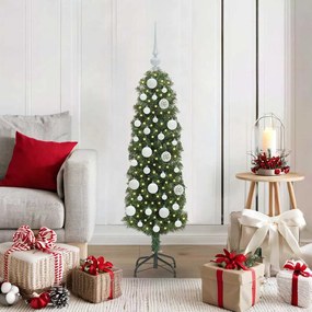 vidaXL Árvore de Natal Artificial Verde 120 cm PVC e Aço e Plástico