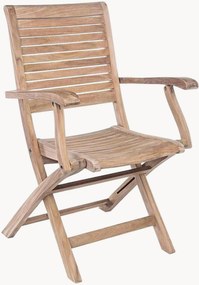 Cadeiras de jardim dobráveis em madeira de teca Maryland, conjunto de 2