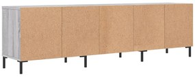 Móvel de TV 150x30x44,5 cm derivados de madeira cinzento sonoma