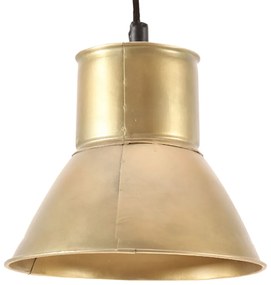 Candeeiro suspenso redondo 25 W 17 cm E27 bronze