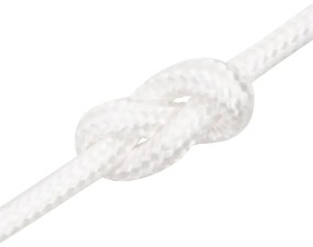 Corda de barco 8 mm 50 m polipropileno branco completo