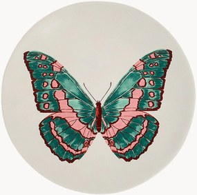Prato de sobremesa artesanal Butterfly Manor
