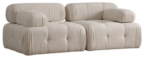 Sofá de 2 Lugares Doblo – Creme – 200 cm x 100 cm x 80 cm
