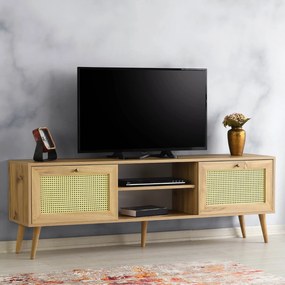 Móvel de TV Letoon – Carvalho – 180 cm x 60 cm x 40 cm