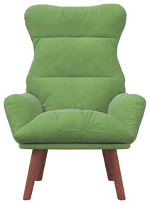 Poltrona Relaxante Velvet Verde Claro