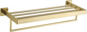 Mexen Vox prateleira para toalhas, dourada - 707020-55