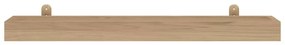 Prateleiras de parede 2 pcs 90x15x4 cm madeira de teca maciça