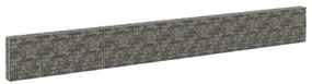 Muro gabião com tampas aço galvanizado 900x30x100 cm