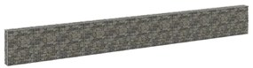 vidaXL Muro gabião com tampas aço galvanizado 900x30x100 cm