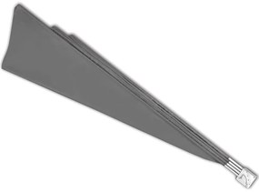 Toldo lateral dobrável para varanda 160x240 cm cinzento