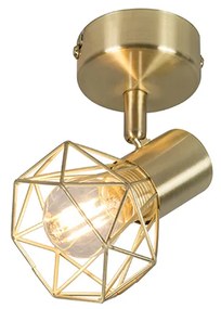 Projetores Art Deco em latão inclinável e rotativo - Mosh