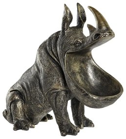 Figura Decorativa Dkd Home Decor Cobre Resina Rinoceronte (31,5 X 17,5 X 30,5 cm)