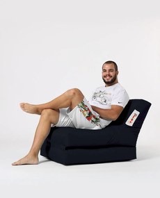 Pufe de Jardim Siesta Sofa Bed – Preto – 55x40x180 cm | Tribo Home