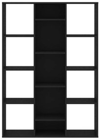 Divisória/estante 100x24x140 cm derivados de madeira preto