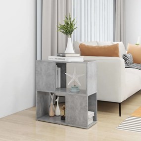 Estante 60x24x63 cm contraplacado cinzento-cimento