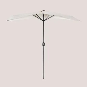 Guarda-chuva Semicircular de Varanda (267 cm) Benque Gardénia Branco - Sklum