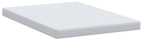 Colchões Branco 140 x 190 cm Tecido 100% poliéster