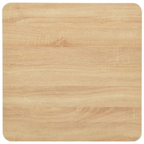 Mesa bistrô 60x60x107 cm cor carvalho