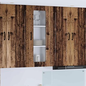 vidaXL Armário de Cozinha Kalmar Madeira antiga 40 x 31 x 100 cm