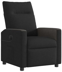 Poltrona elétrica reclinável tecido preto