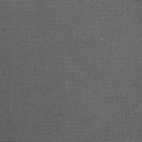 Toldo retrátil 400x150 cm tecido e aço antracite