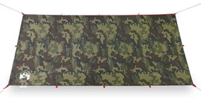 Lona de campismo 366x306 cm impermeável camuflagem