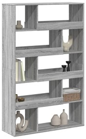 Estante 100x33x156,5 cm derivados de madeira cinzento sonoma