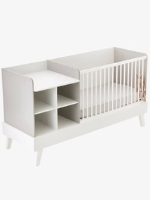 Agora -15% | Combinado de cama evolutiva 4 em 1, Combinid branco claro liso