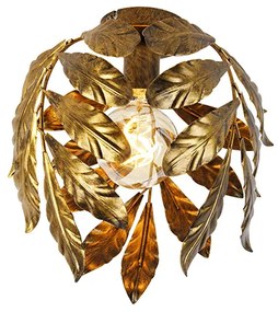 Candeeiro de teto vintage ouro antigo 30 cm - Linden Clássico / Antigo