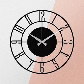 Relógio de Parede Decorativo Enzoclock – Preto – 48 x 48 cm