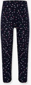 Leggings térmicos Happy Girls corações para menina marinho