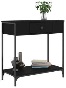 Mesa consola 75x34,5x75 cm derivados de madeira preto