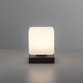 Candeeiro de mesa cinza escuro incl. LED regulável com toque - Jano Moderno