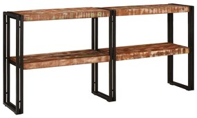 Mesa Consola 160x33x75 cm Madeira Recuperada Sólida