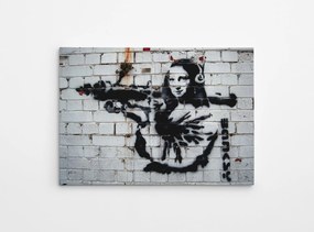 Pintura Decorativa em Tela WY26 – Multicolor – 50 x 70 cm