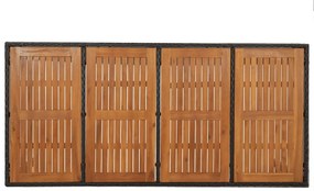 9 pcs conjunto de jantar p/ jardim c/ almofadões vime PE preto