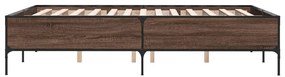Estrutura de cama 120x190cm derivados madeira/metal