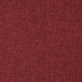 Cadeira de piso giratória tecido vermelho tinto