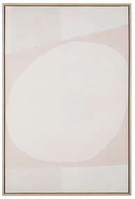 Quadro decorativo com moldura creme 63 x 93 cm BAONE Beliani