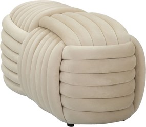BANCO SOFTY CREME 90X45X45 CM