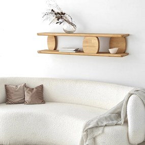 Prateleira de Parede Modena – Carvalho – 120x30x24 cm