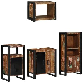 Conjunto de Móveis para Banheiro com prateleira com armazenamento com