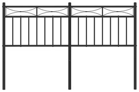 Cabeceira de cama 135 cm metal preto