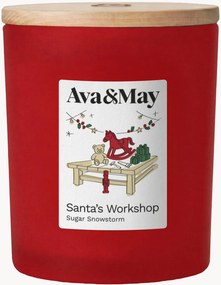 Vela perfumada Santa's Workshop (baunilha, algodão-doce, notas picantes)