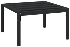 6 pcs conjunto lounge de jardim aço c/ almofadões areia
