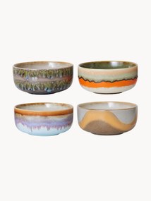 Tigelas artesanal 70's, conjunto de 4