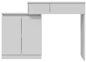 Toucador com LED 115x37x110,5 cm branco