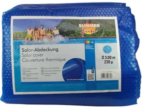 Summer Fun Cobertura solar de piscina redonda 300 cm PE azul